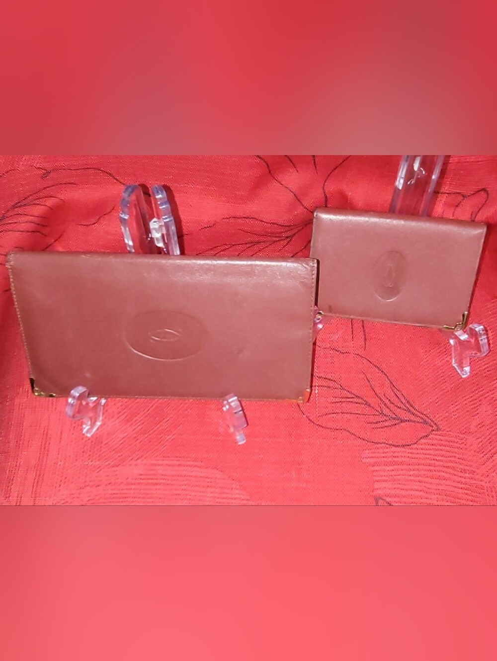 Cartier Brown Leather Card Wallet